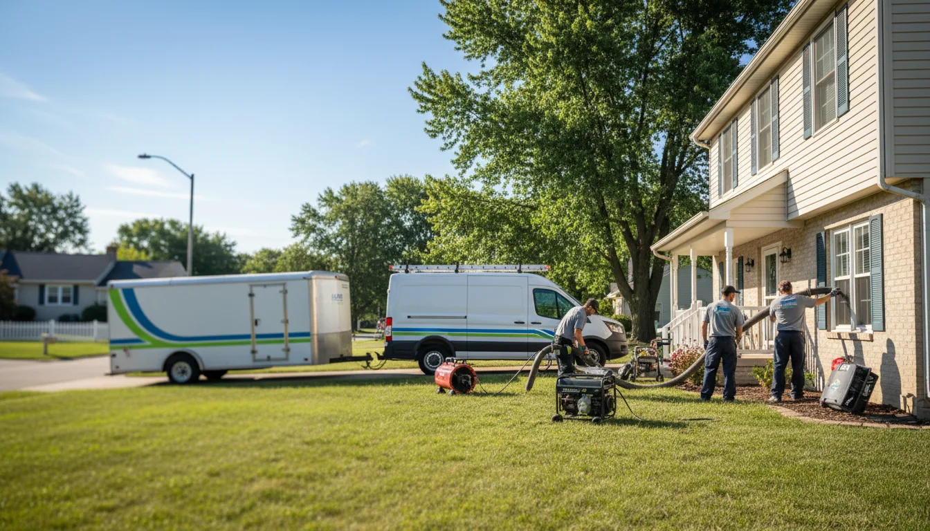 Flooded Basement Restoration And Cleanup With Repair in Kempton, IN near me
